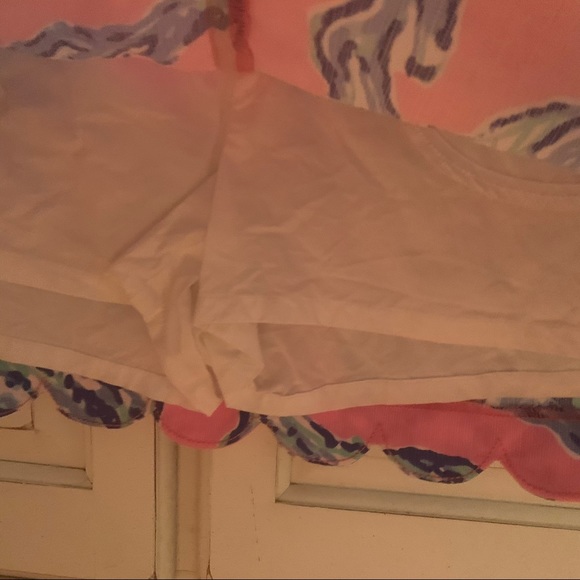 vibrant Lily Pulitzer shell skort blue and pink - Picture 5 of 5